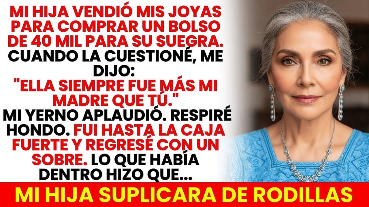 Mi Hija Vendió Mis Joyas Y Compró Un Bolso De 40 Mil Para Su Suegra. “Ella Es Más Mi Madre” Entonces