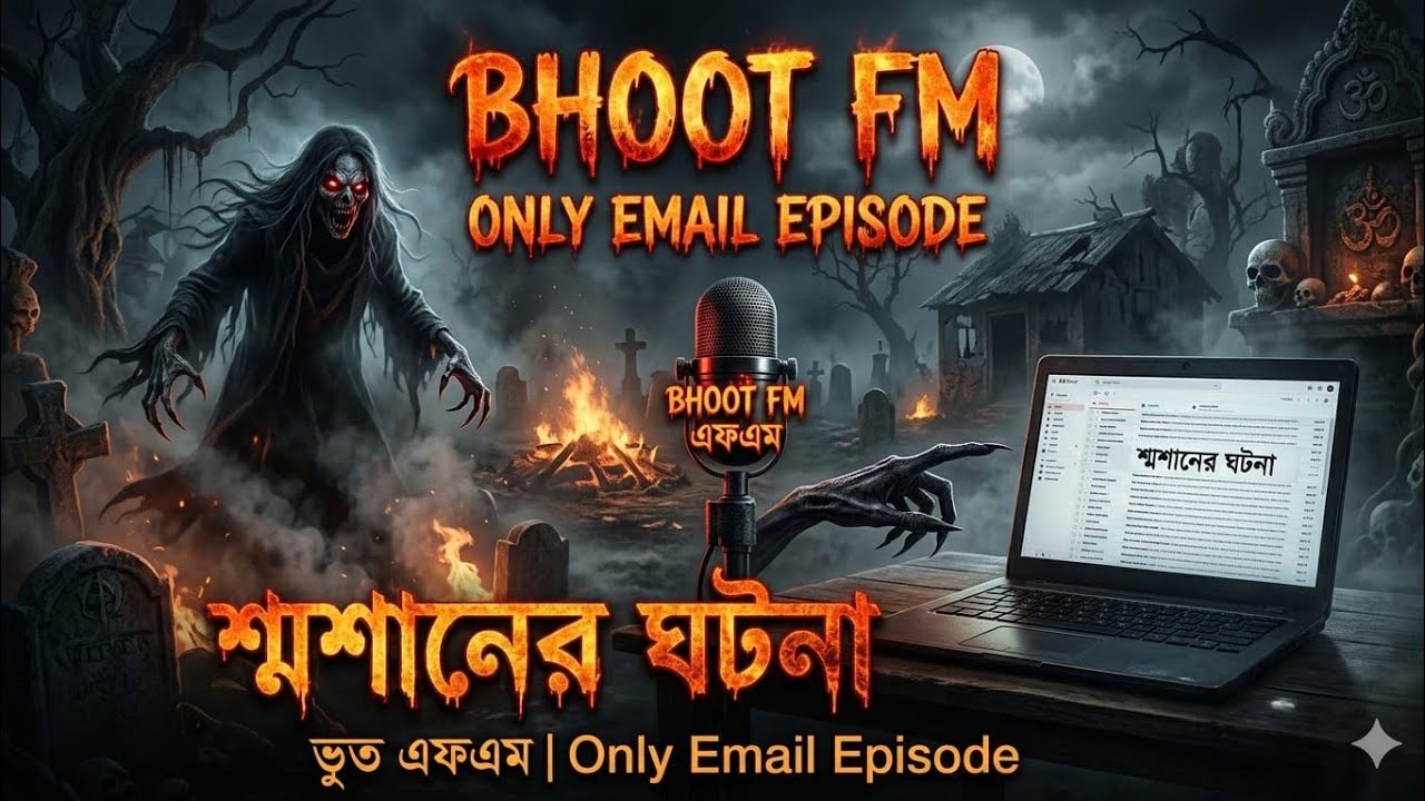 BHOOT FM | শ্মশানের ঘটনা | Only Email Episode | ভুত এফএম | Bhoot fm email episode #Bhootfm #vutfm