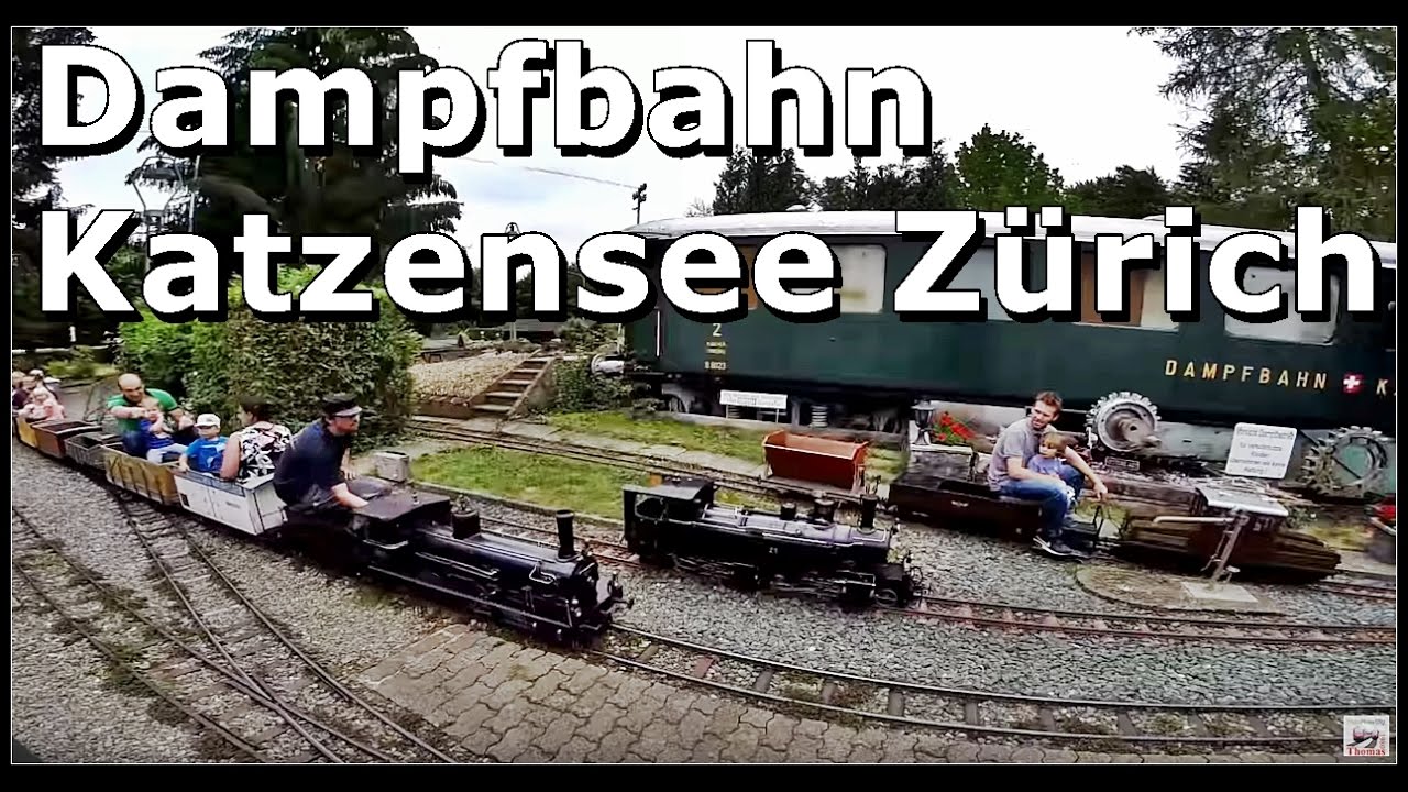 Dampfbahn beim Katzensee Zürich
