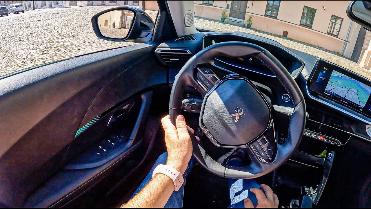 2022 Peugeot e-2008 [136HP] |0-100| POV Test Drive #1242 Joe Black
