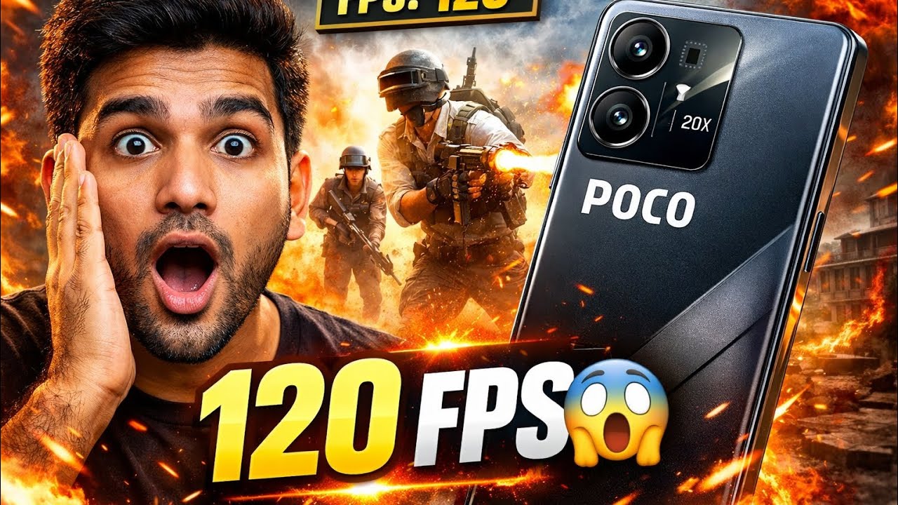 BGMI on POCO X7 PRO 🔥 | 120 FPS Beast 😱