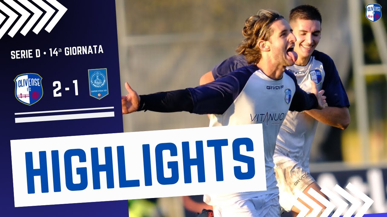 HIGHLIGHTS || F.C. CLIVENSE vs PONTE SAN PIETRO [2-1] || Serie D • 14ª Giornata