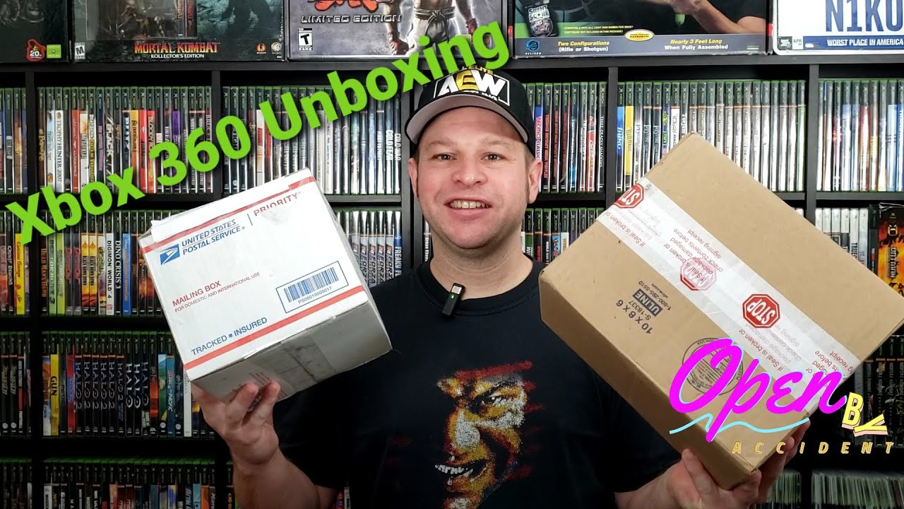 Unboxing Xbox 360 - New Games Added to a Massive Collection