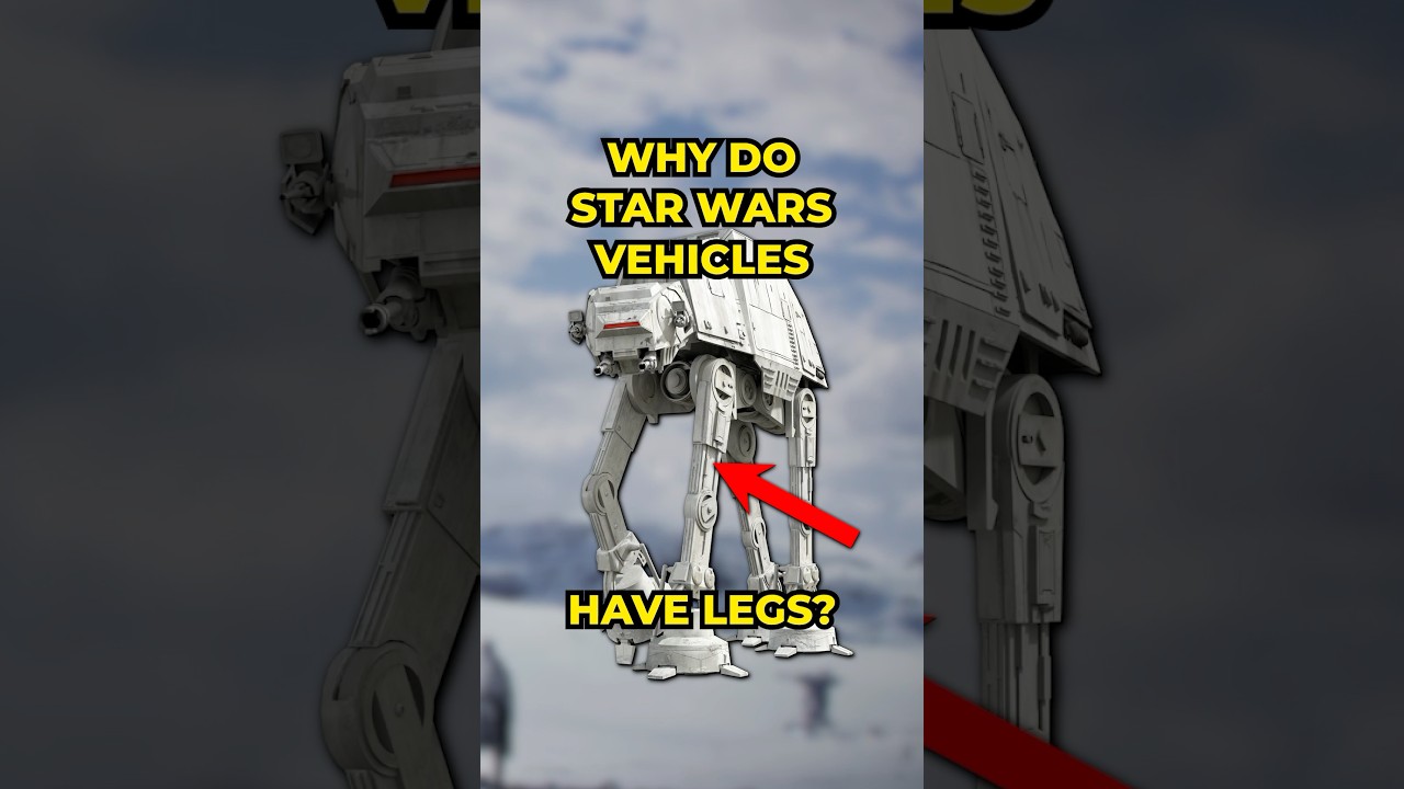 Why Do Star Wars Vehicles Have Legs? #starwars