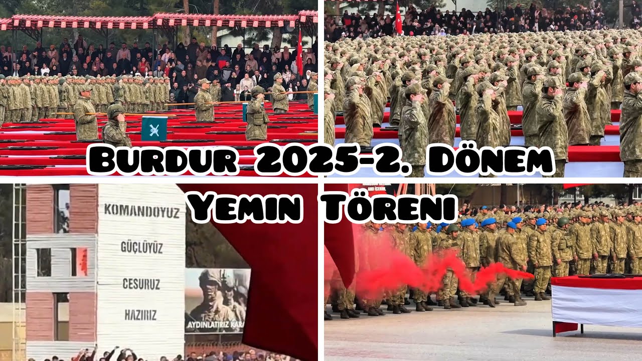 Bedelli Askerlik Burdur 58. Piyade Alay Komutanlığı 2025-2. D&ouml;nem Bedelli Yemin T&ouml;reni - 28/02/2025