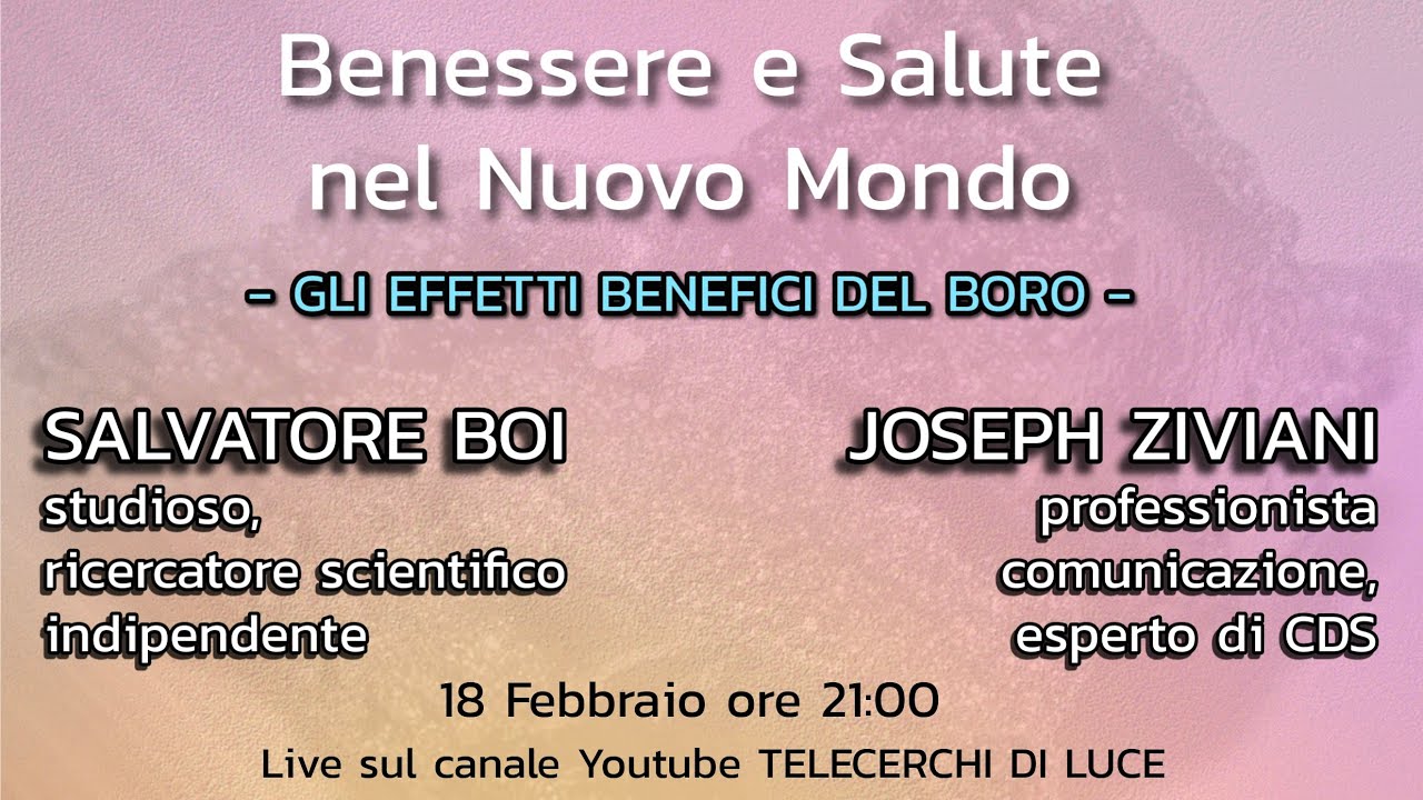 GLI EFFETTI BENEFICI DEL BORO