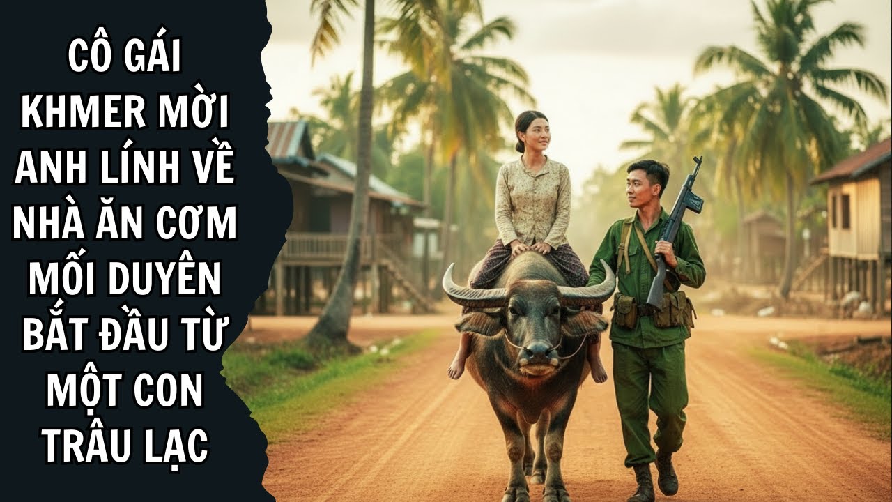 Từ Con Trâu Lạc Đến Bữa Cơm Nghĩa Tình – Mối Duyên Định Mệnh Giữa Anh Lính Việt Và Cô Gái Khmer