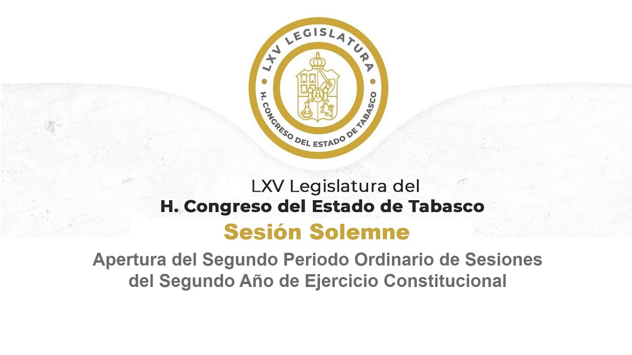 Apertura del Segundo Periodo Ordinario de Sesiones del Segundo Año de Ejercicio Constitucional