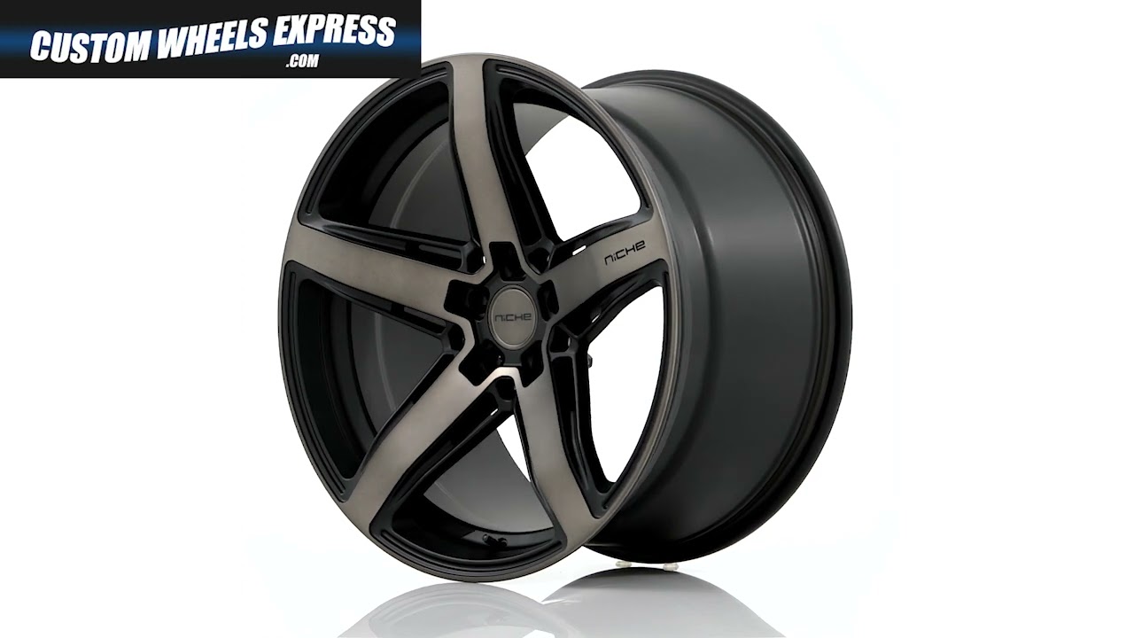 Niche Teramo M271 Machined Black DDT Custom Wheel