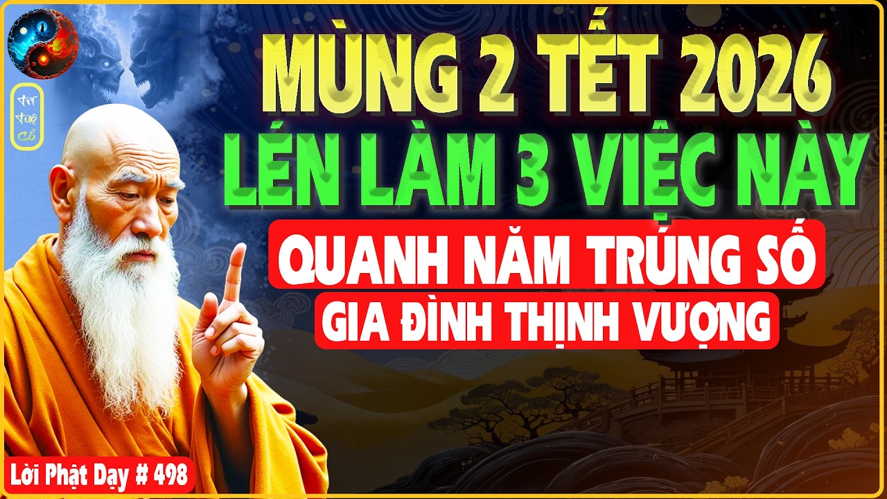 MÙNG 2 TẾT 2026 LÉN LÀM 3 VIỆC NÀY GIÀU CÓ CẢ NĂM - TRÍ TUỆ CỔ