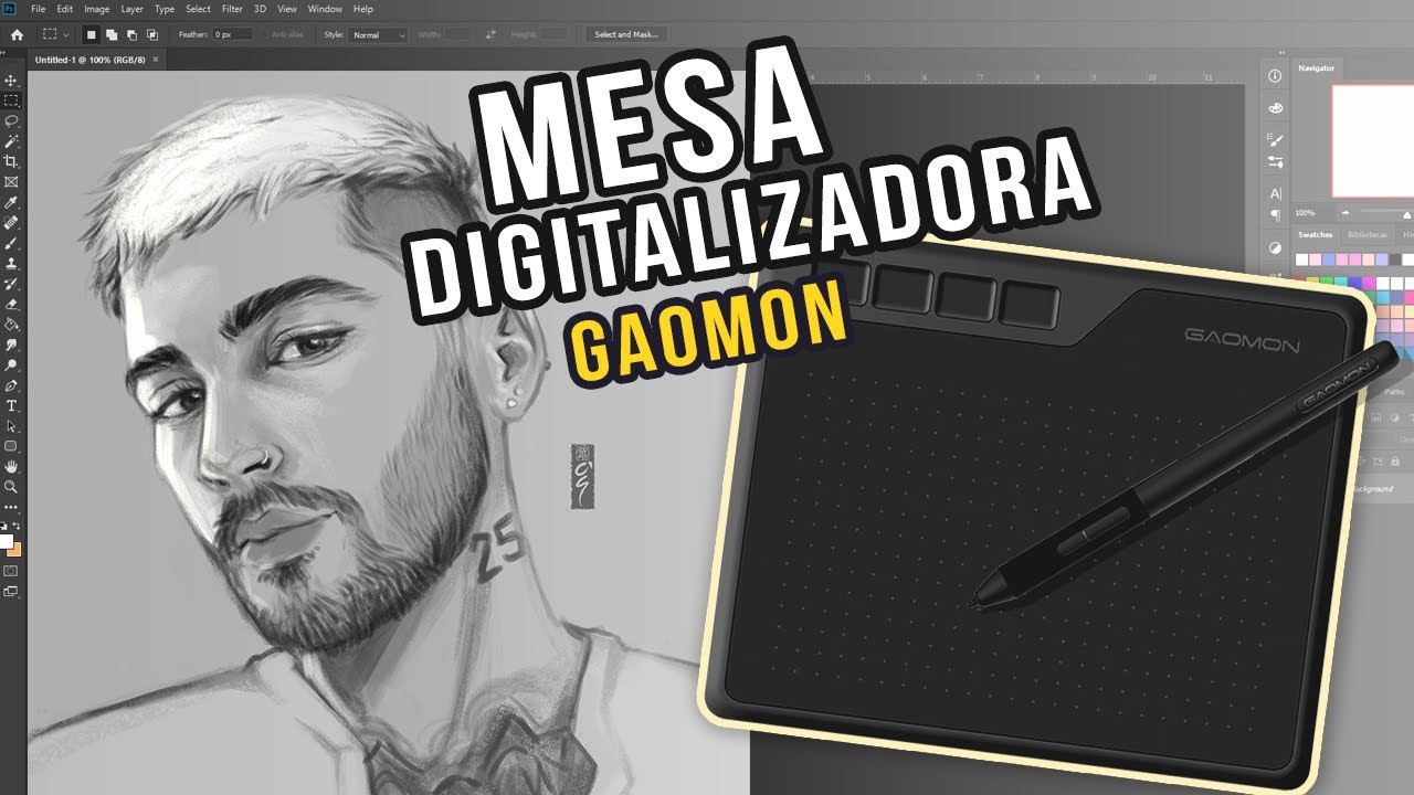 MESA DIGITALIZADORA GAOMON S620 - UNBOXING & REVIEW [Acessível em: LSE]