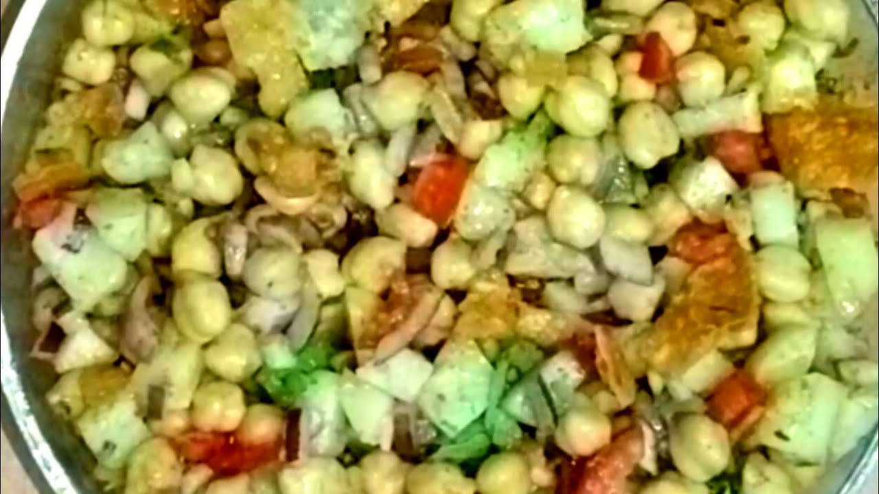 Chana chaat chattpati recipe | chana chaat bnane ka treeka | Humara food fun |