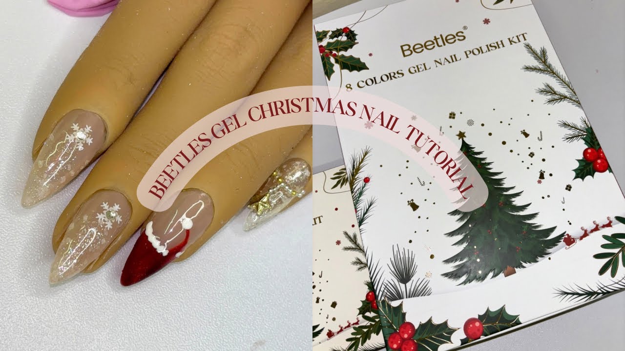 Beetles Gel Christmas Nail Tutorial | Product Unboxing