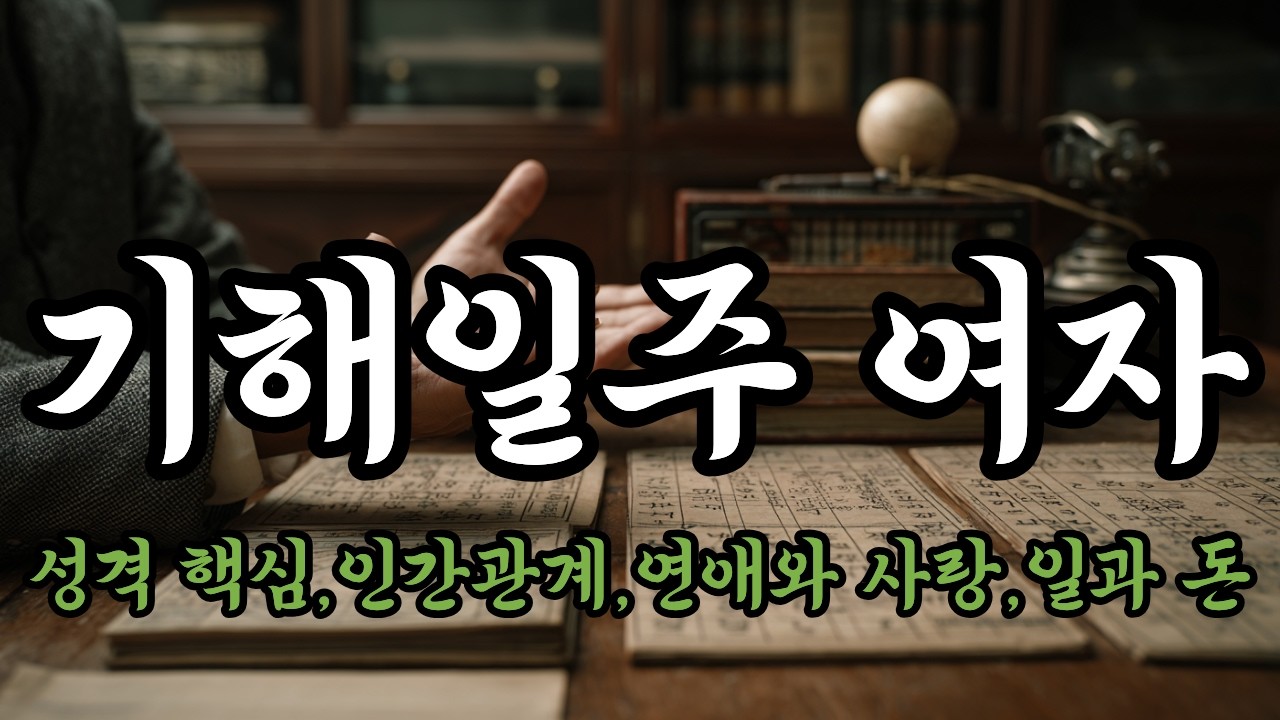 기해일주 여자 (기해일주 女 좋은 사람인 줄 알았죠? 기준 개쎕니다 )