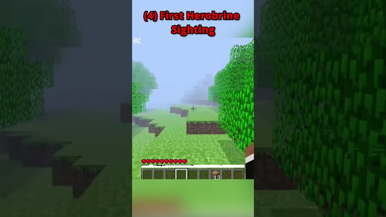 6 Times Herobrine Got Caught On Camera!! #minecraft