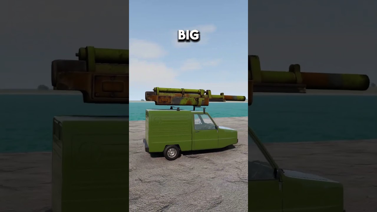 😲BeamNG's Most EXPLOSIVE Mod!💥🚗#shorts