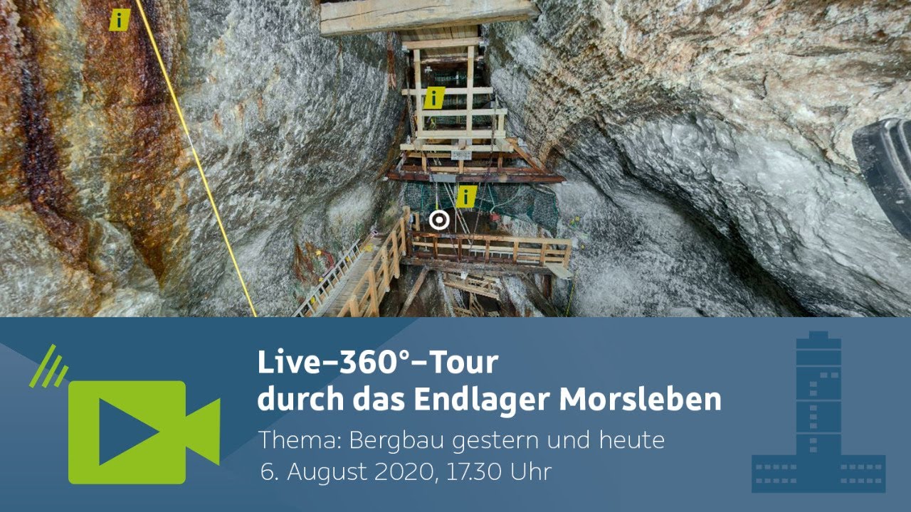 Live-360°-Rundgang durch das Endlager Morsleben