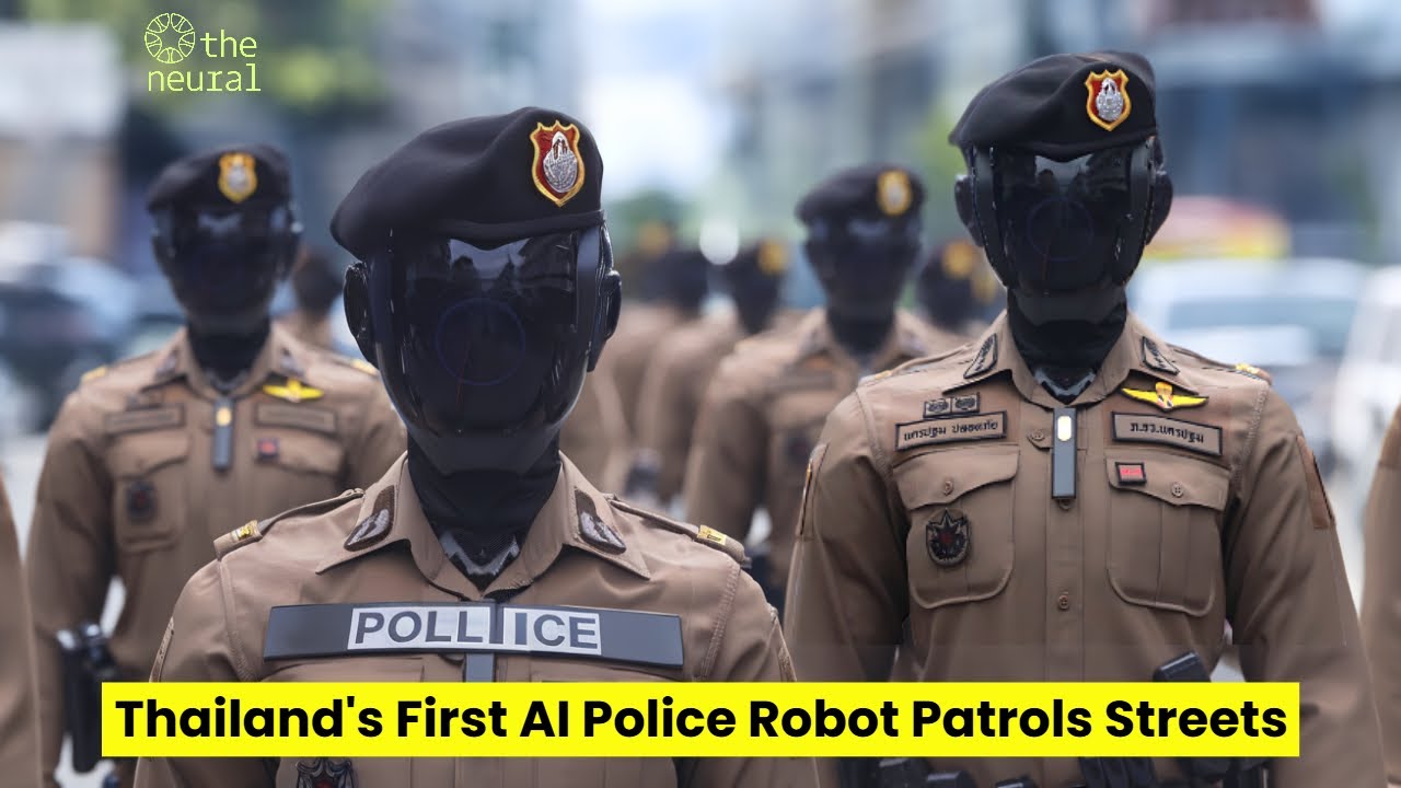 Thailand's First AI Police Robot Patrols Streets - RoboCop Becomes Reality!