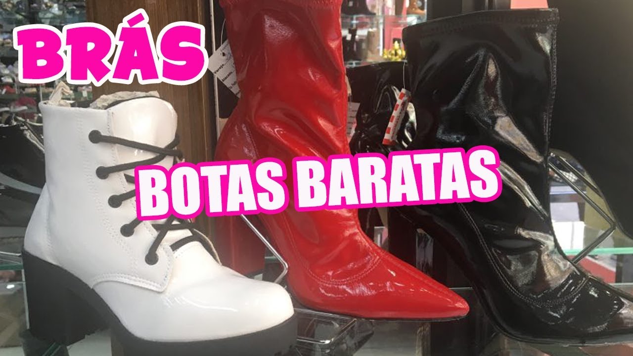 BRÁS - SAPATOS E BOTAS DE INVERNO BARATOS NO BRÁS - ATACADO E VAREJO