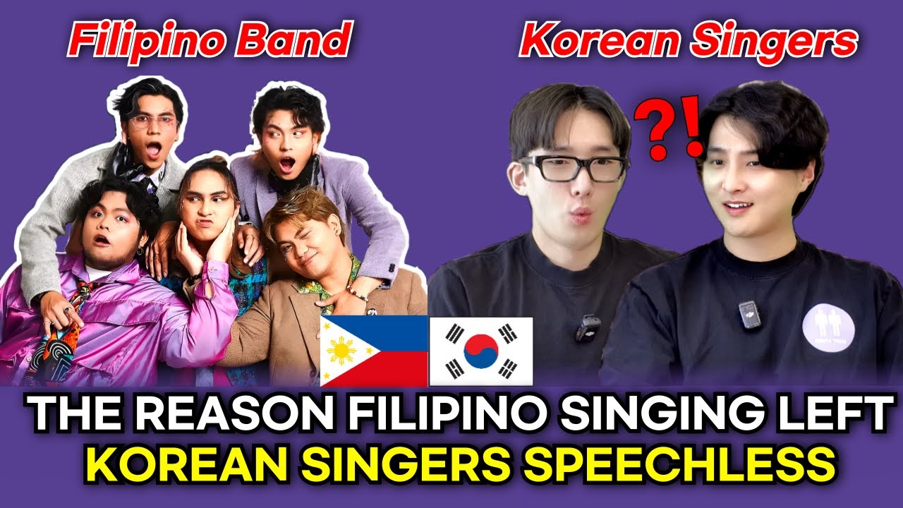 The Korean singers were stunned by the Filipino singer’s skill. (“On another level entirely”)