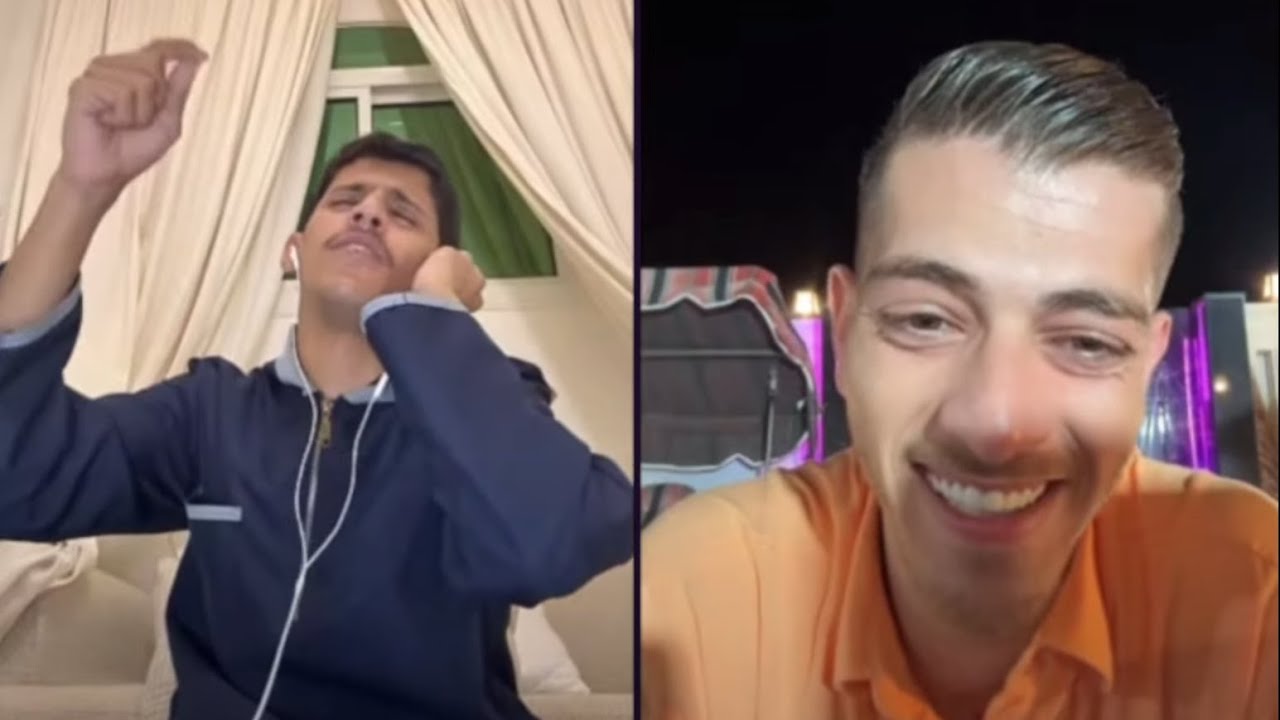سعود بن خميس يغني موال على طلب مكس ردة فعله على ابداع سعود