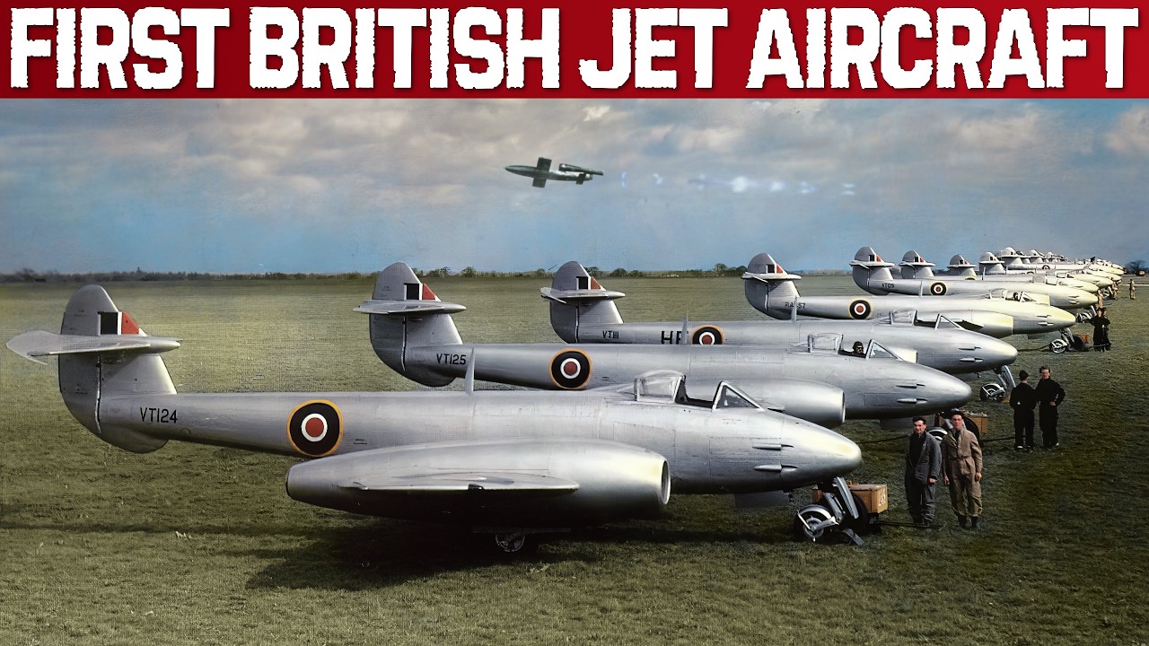 Gloster Meteor - The First Jet That Chased And Downed A Nazi  V-1 Flying Bomb [WWII DOCUMENTARY]