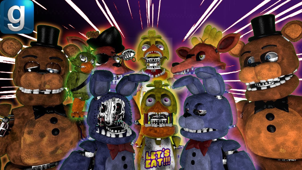 GMOD FNAF | Withered's origins Part 2.