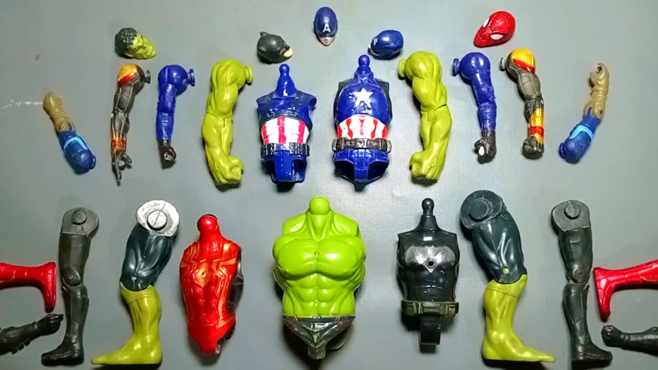 AVENGERS TOYS MARVEL'S, SUPERMAN, CAPTAIN AMERICA, SPIDERMAN, BATMAN, SUPERHERO TOYS ACTIONS VIDEO 