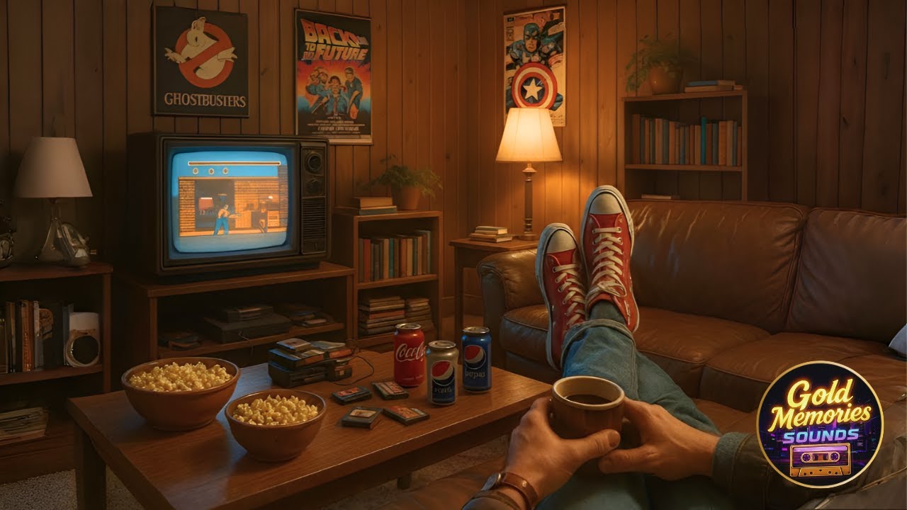 🎮🍿 Friday Night Vibes 80s | Gaming & Popcorn | LoFi Synthwave & Chillwave