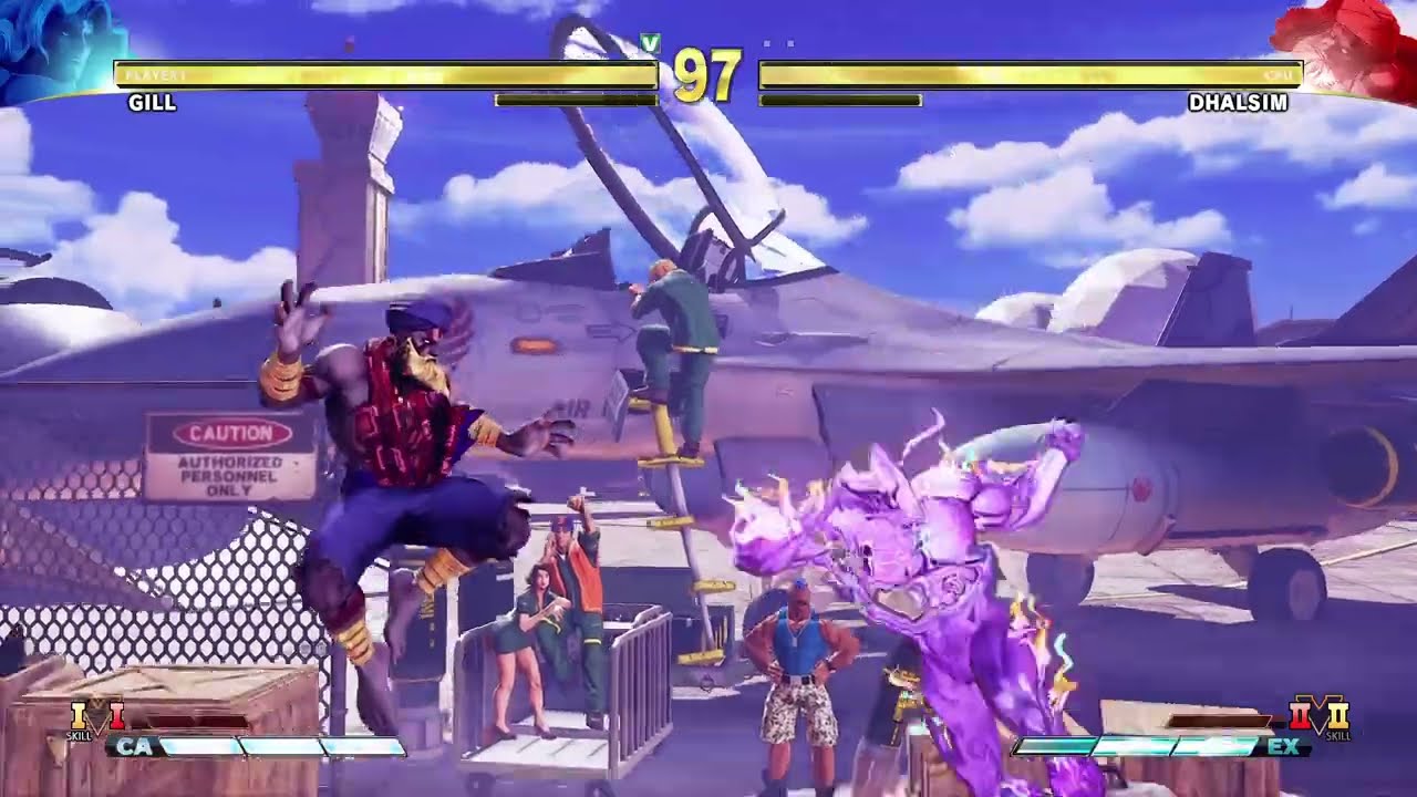 PYRON GILL VS DHALSIM パイロン・ギル対ダルシムで戦ってみた Street Fighter V