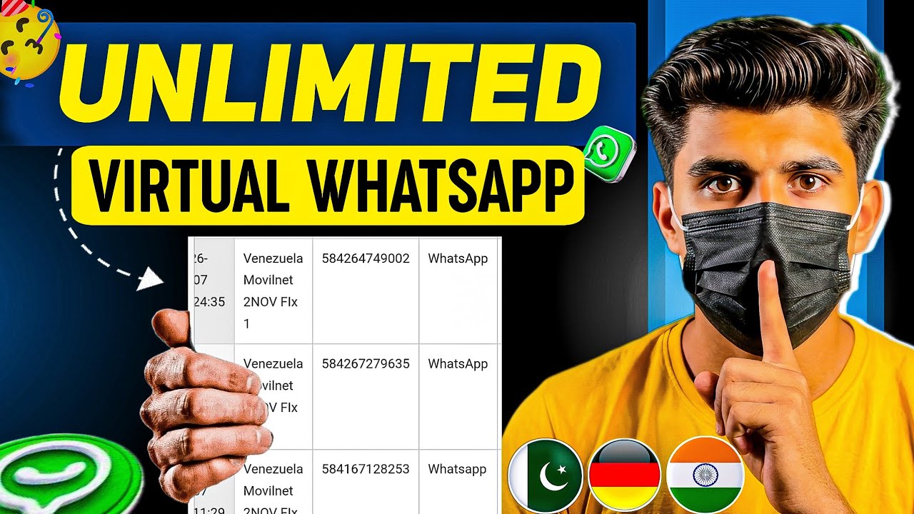 How To Create Free & Unlimited Virtual WhatsApp | Fake WhatsApp New Method (Free)