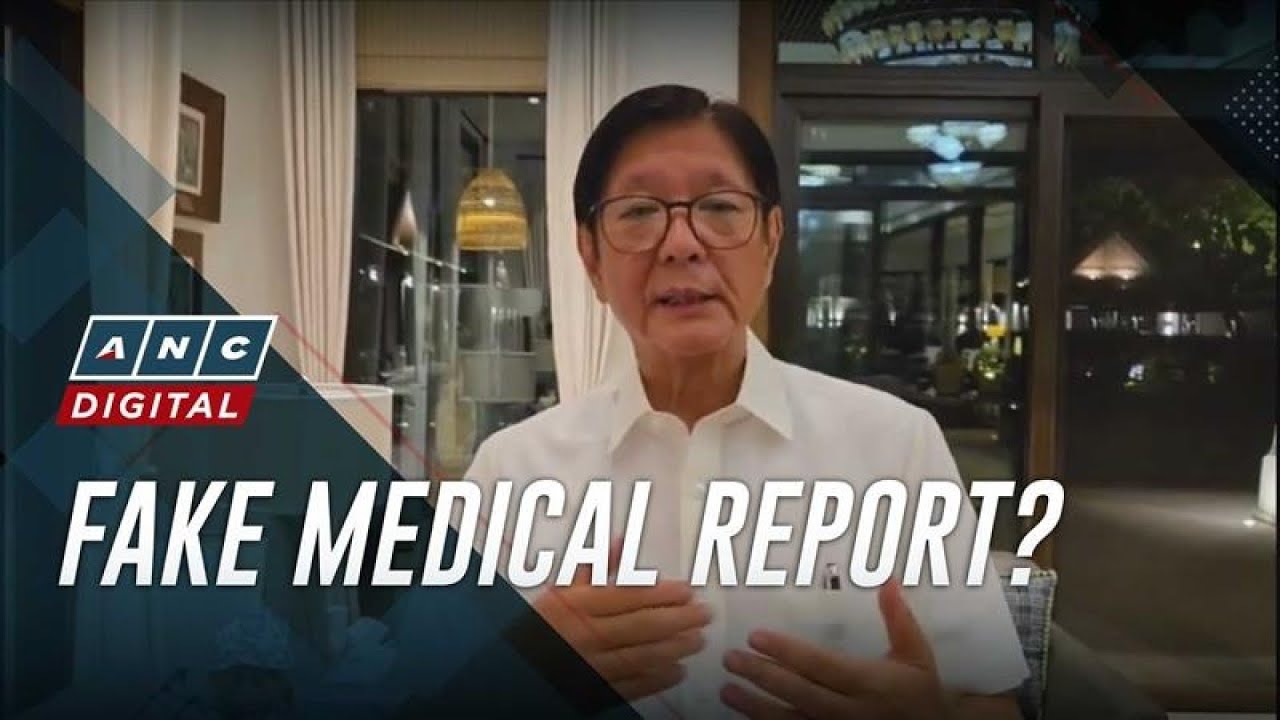 Malacañang mulls legal action over Marcos' 'fake' medical report | ANC