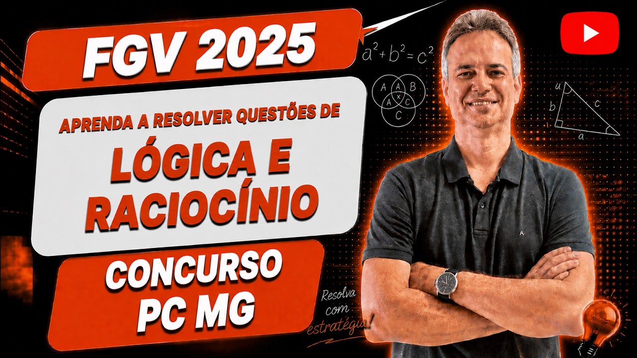 FGV25Q010 – FGV – CONCURSO PC MG 2025 – PERITO CRIMINAL –  PROBLEMAS DE LÓGICA E RACIOCÍNIO