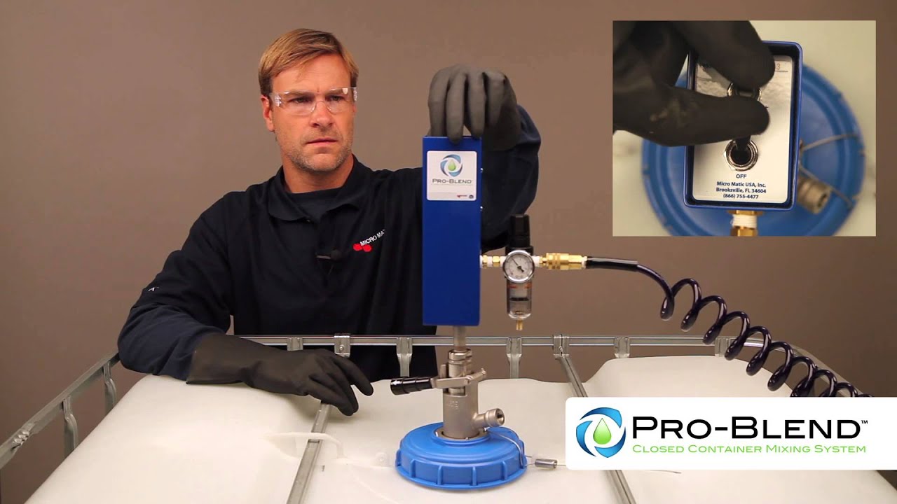How to Operate the Pro-Blend Closed Mixing System