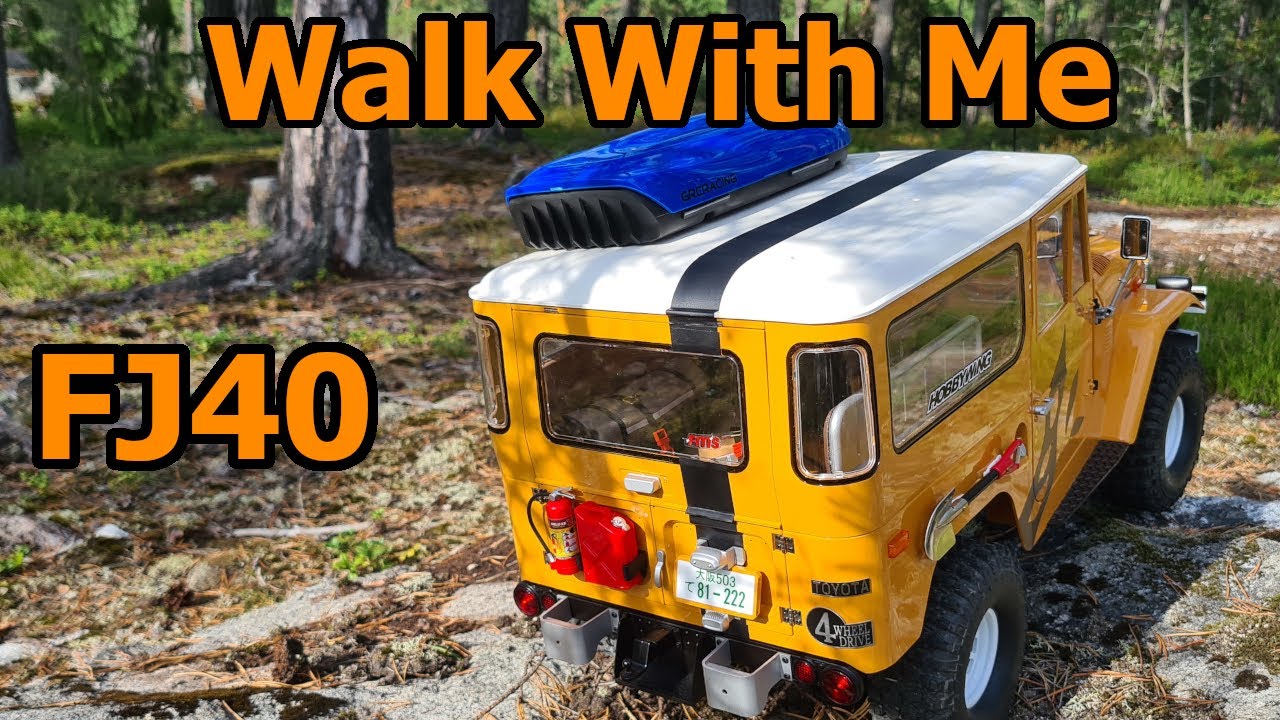 Walk With Me #7 | Freshly modded FMS FJ40 out for a run in the forest