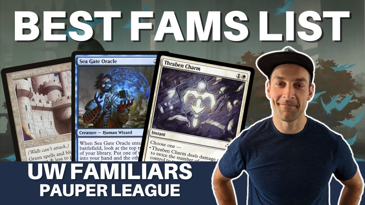 PREMIER UW CONTROL! MTG Pauper Familiars is the UW Control that can combo the opponent out as well!