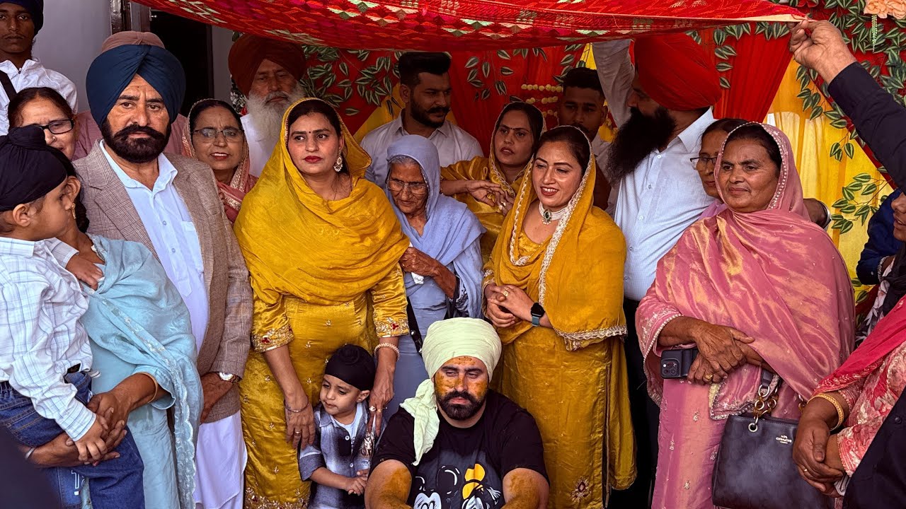 ਨਾਨਕੀ ਛੱਕ | Nanka Mail Tel De Rasam Te Lghiya Ronka💓|Wedding Vlog 2