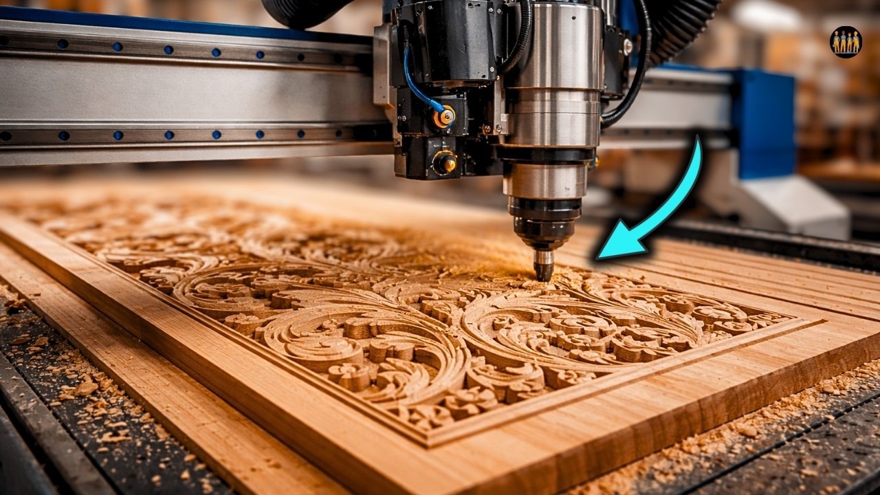 How a CNC Router Designs Wooden Doors | Amazing Advanced Wood Carving Machine