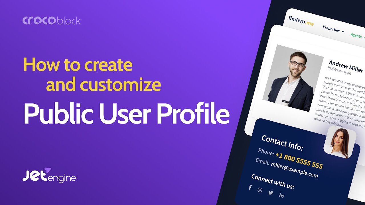 How to create and customize a WordPress User Profile | JetEngine Plugin