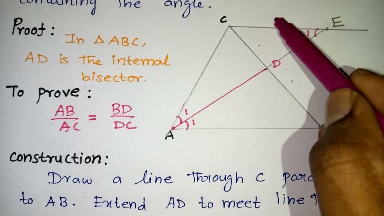 Angle Bisector Theorem In Tamil / ABT Theorem in Tamil