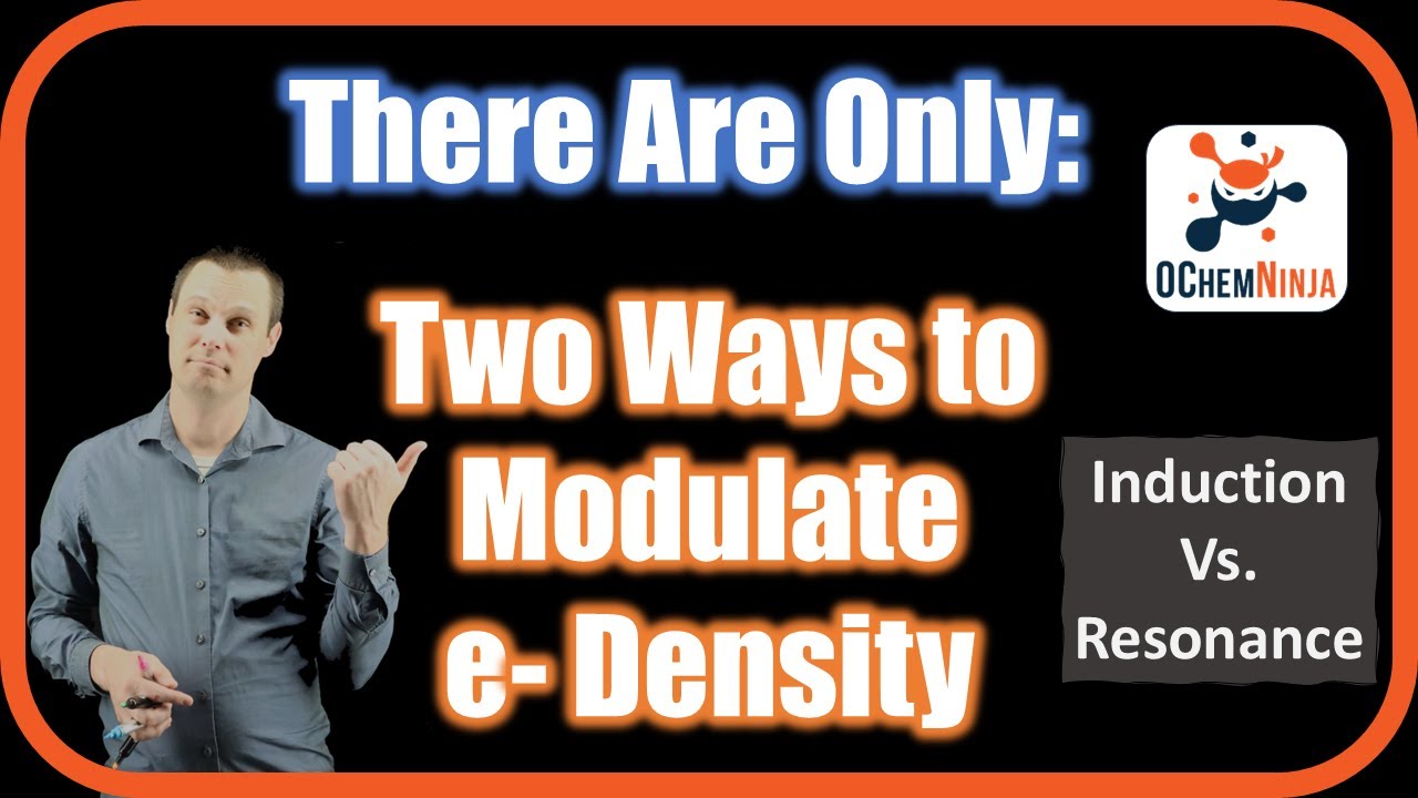 There are Only: 2 Ways to Modulate Electron Density: Induction & Resonance (EDG, EWG Explained)