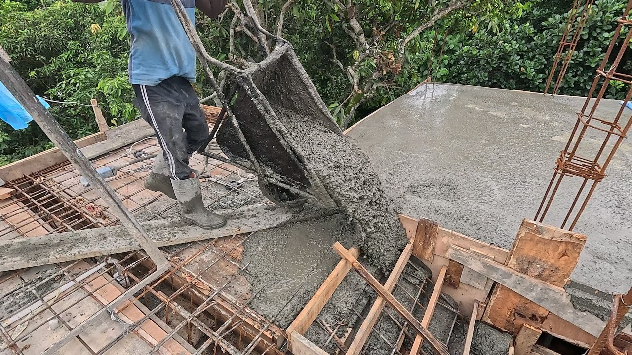 How to Pour a Perfect Concrete Slab – Step-by-Step for Beginners (2025 Guide) #construction #asmr