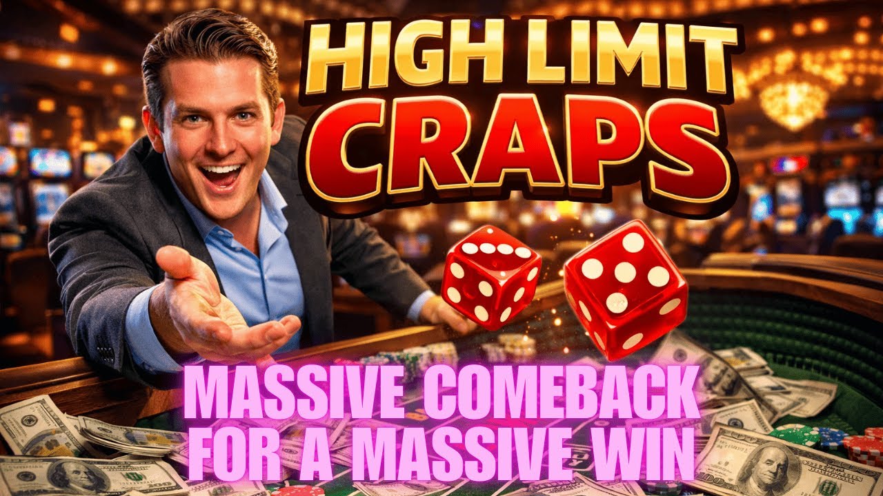 $2,500 High Limit Craps Session🎲Up to $1,500 BETS😳 Massive Win! #casino #craps #crapsstrategy