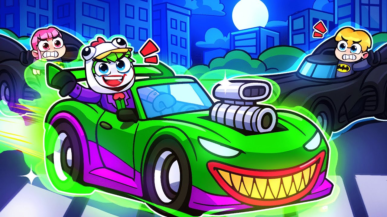 LE JOKER SPEEDRUNNER vs BATMAN CHASSEUR sur DRIVING EMPIRE !