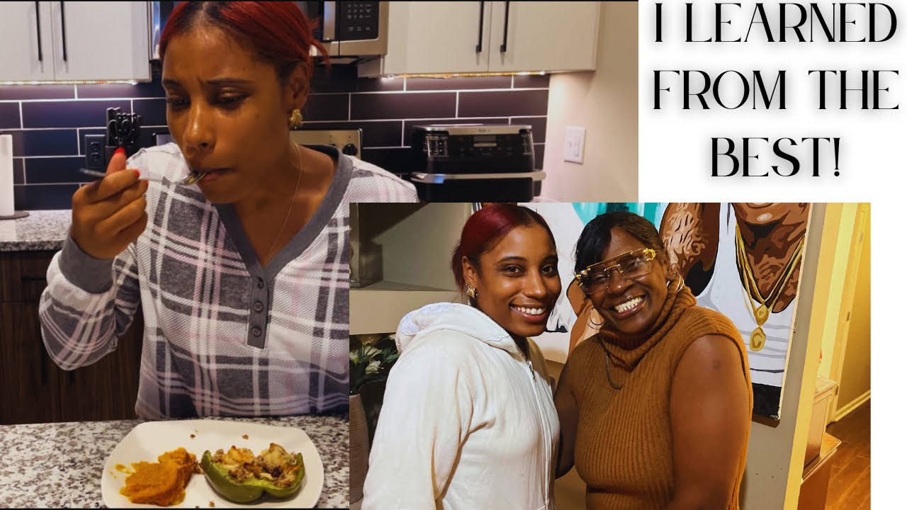 I Made Bell Peppers & Sweet Potato Cornbread For The First Time!💟