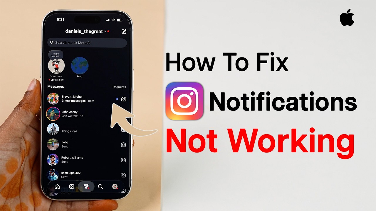 How to Fix Instagram Notifications Not Working on iPhone?