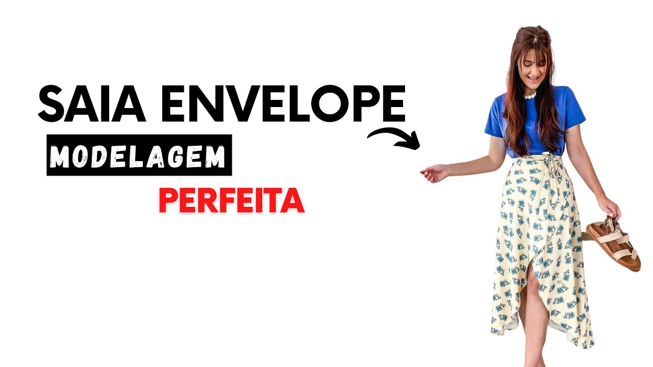 Parte 1 - Faça sua saia envelope - Passo a passo do ZERO! #costurafacil