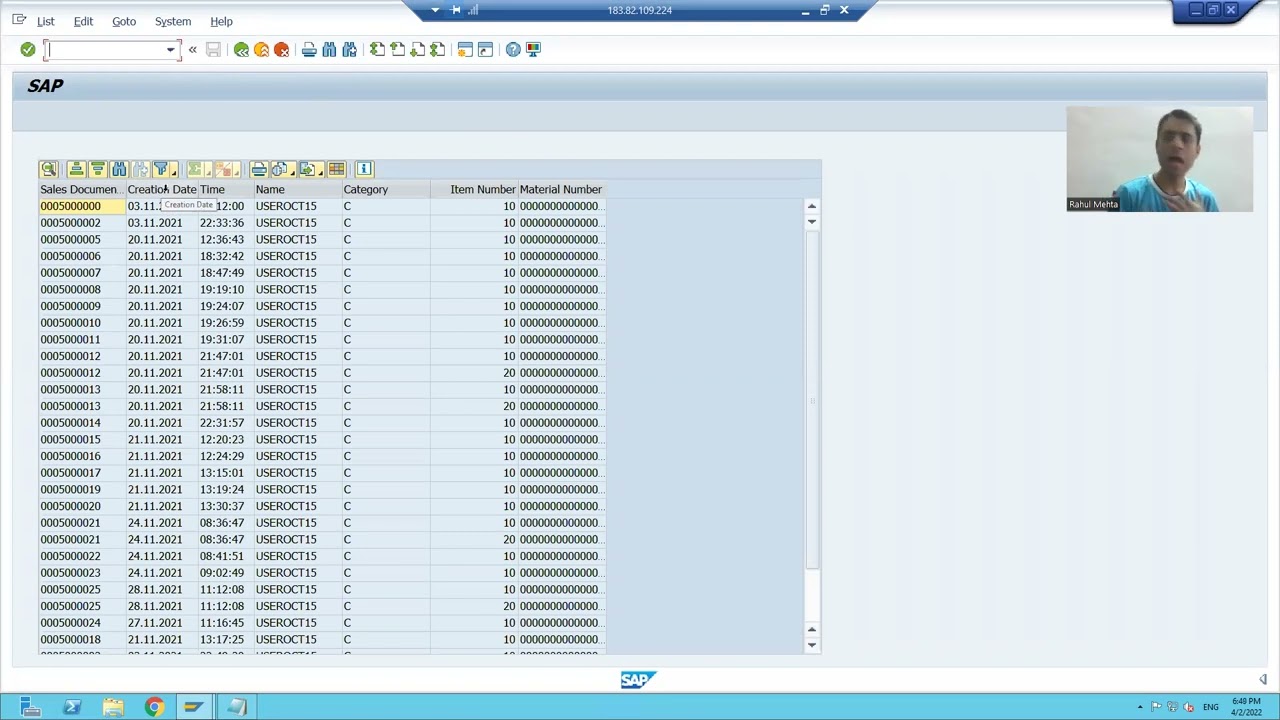 60 - ABAP OOPS - ALV by CL_GUI_ALV_GRID - Non Event Functionality - Sorting