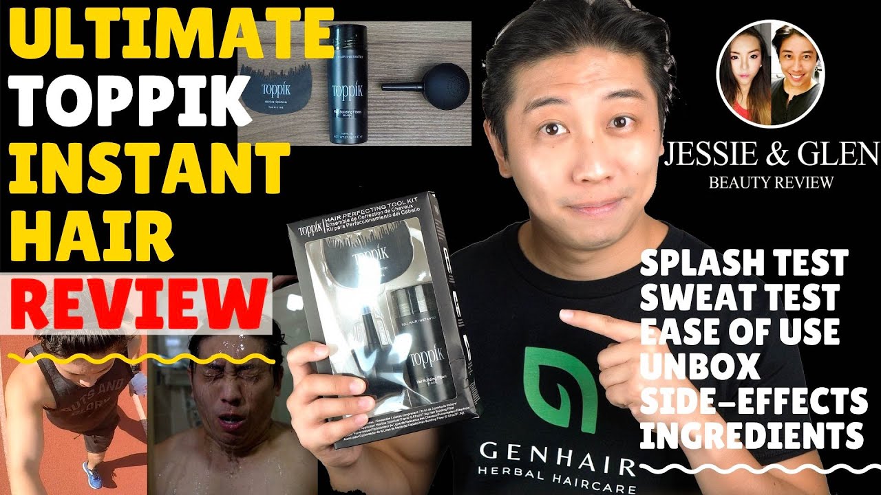 Putting Toppik Hair Building Fibers through extreme Tests and Review