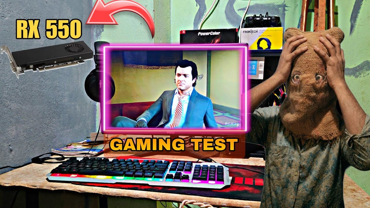 Gaming Test &ndash; RX 550 2GB Shocking Results in Modern Games 😱 (Part 2)